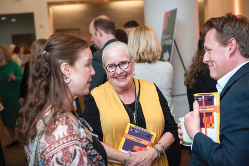 Attendees connect at the Charities Review Council’s FORUM 2019