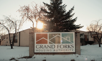 Grand Forks Housing Authority sign