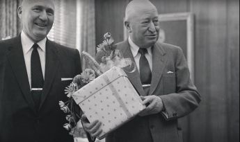 Archibald Bush with a Gift