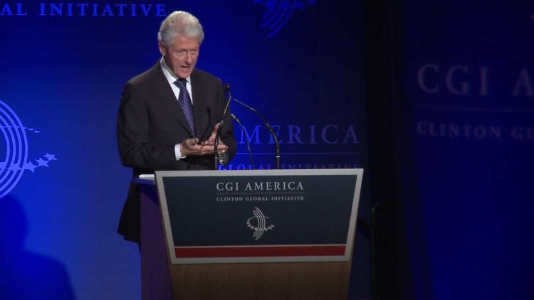 President Bill Clinton, July 2013. (Photo: Clinton Global Initiative)