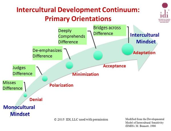 intercultural development continuum