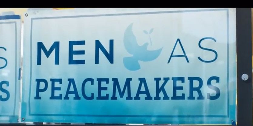 Men as peacemakers sign