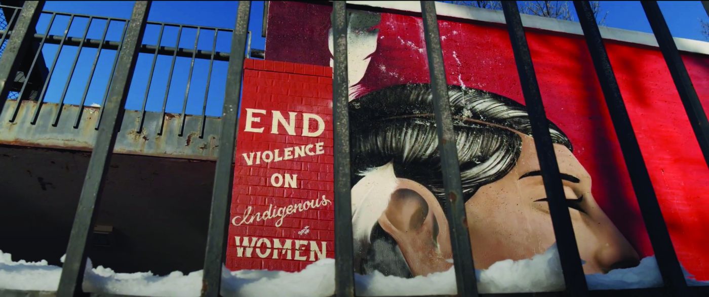 End Violence on Indigenous Women street art