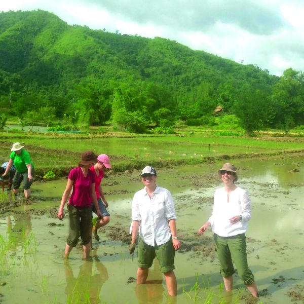 Dr. Sniffen on a Bush Fellowship trip in Thailand