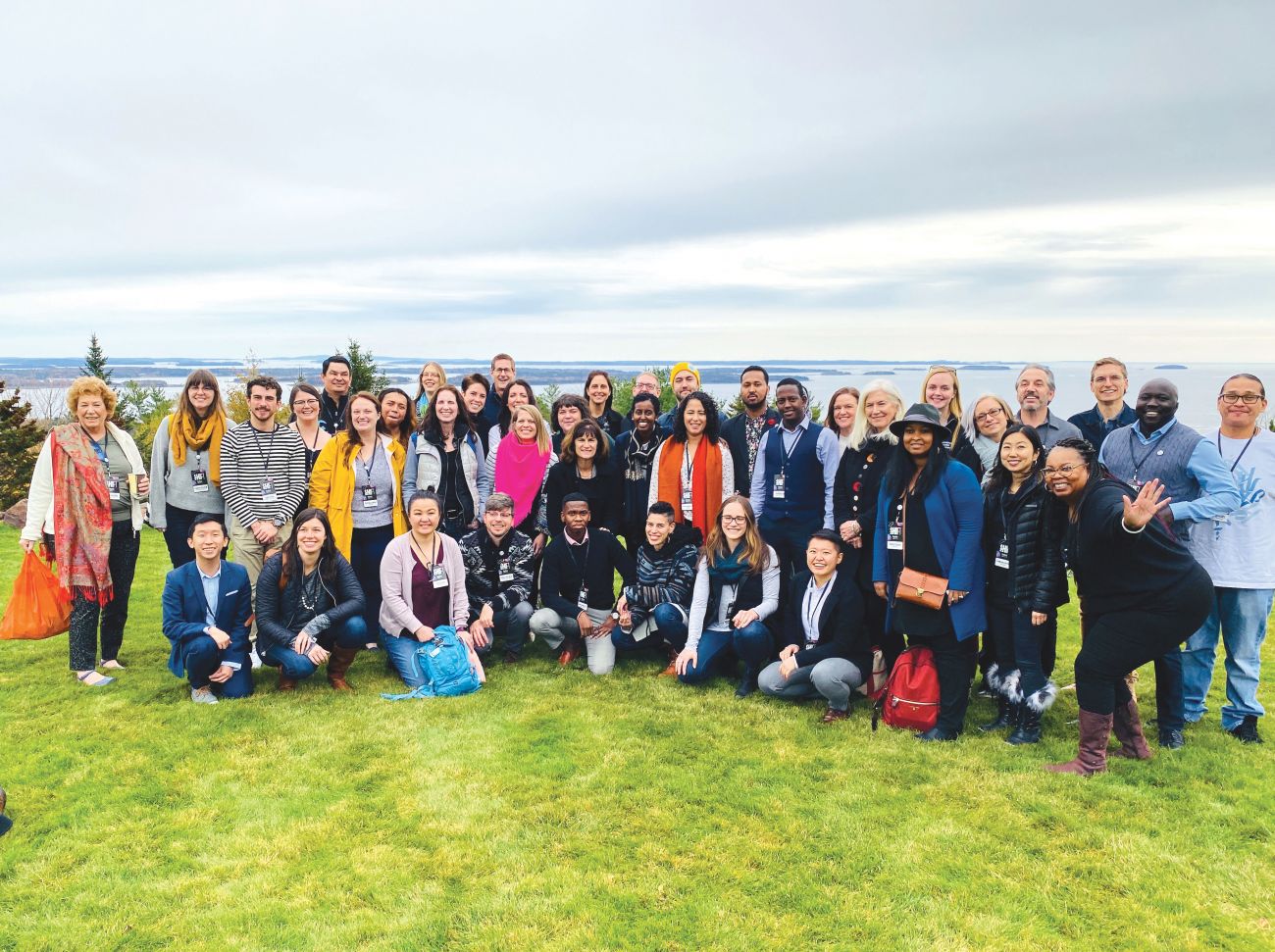 Fifty regional leaders attended PopTech at Point Lookout in Northport, Maine.
