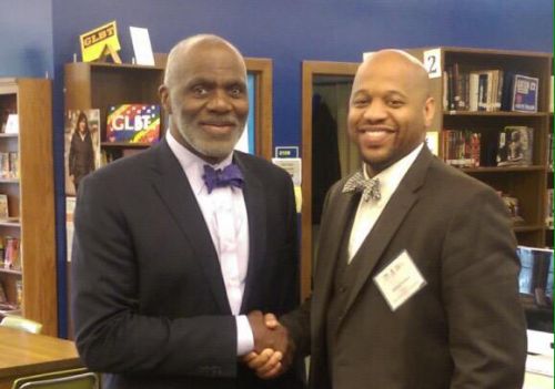 Michael with Justice Alan Page
