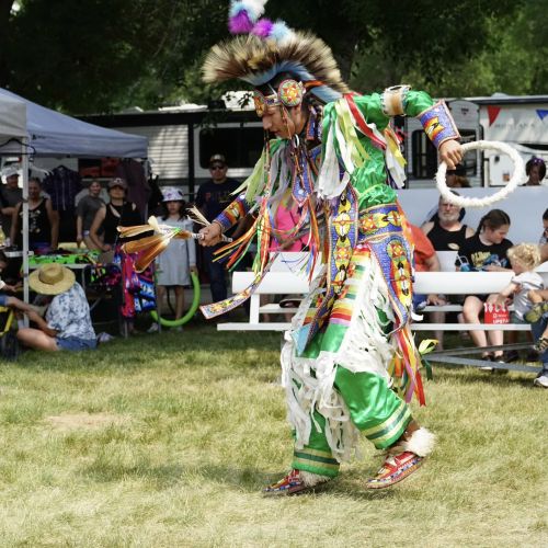 native man dances