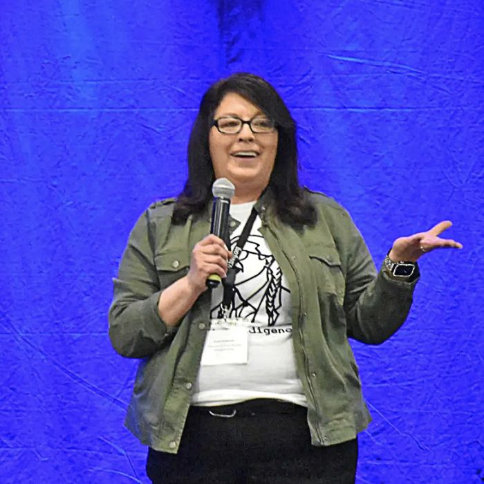 Anita speaking at Data Matters Conference